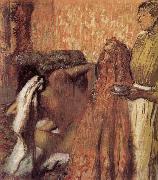 Edgar Degas breakfast after the bath Sweden oil painting reproduction